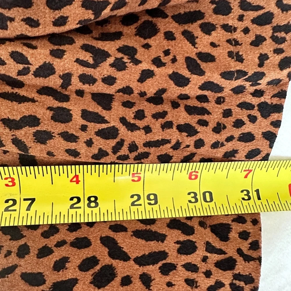 Gap Teen Girls Smocked Leopard Print Dress | Size 14-16 Youth XL